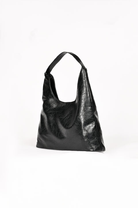 TEXTURED HOBO TOTE BAG