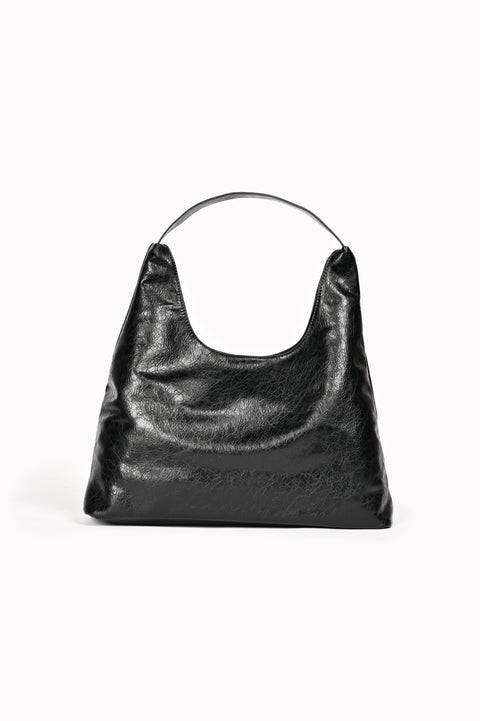 TEXTURED HOBO TOTE BAG