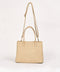 TEXTURED TOP HANDLE BAG