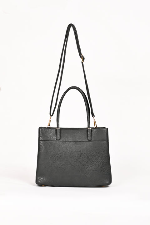 TEXTURED TOP HANDLE BAG