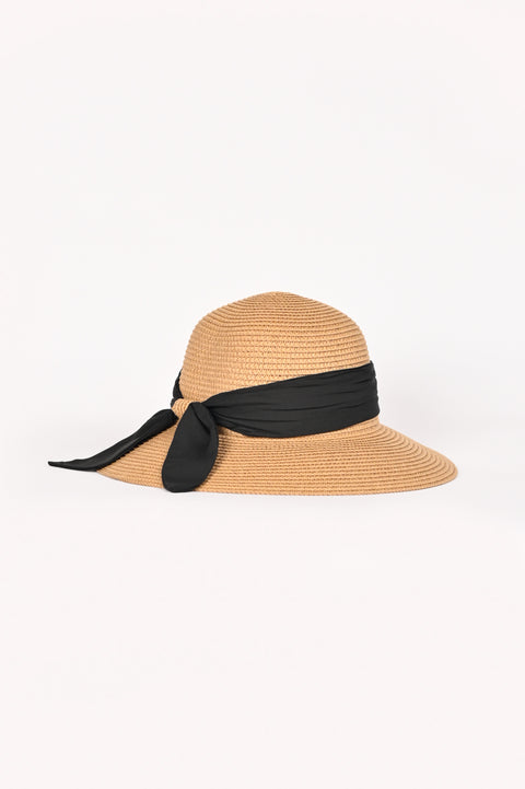 SUN HAT WITH BOW DETAIL