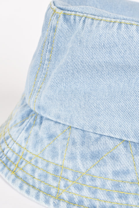 DENIM BUCKET CAP