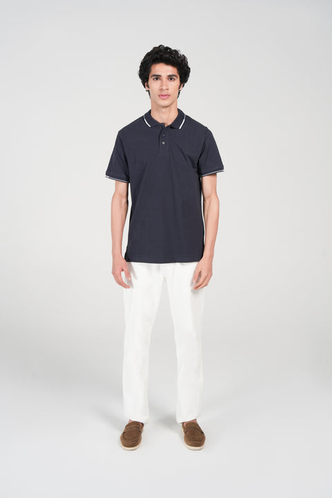 TEXTURED POLO