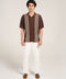 BOXY FIT BUTTON DOWN KNITTED POLO