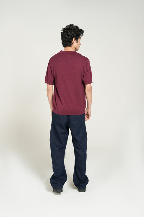 JOHNNY COLLAR KNITTED POLO