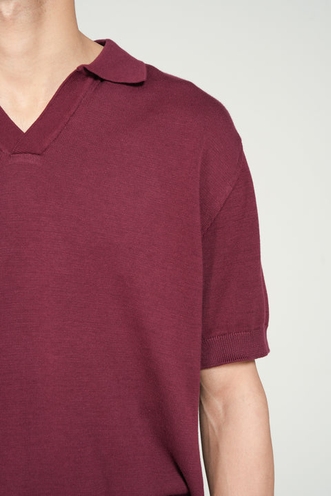 JOHNNY COLLAR KNITTED POLO