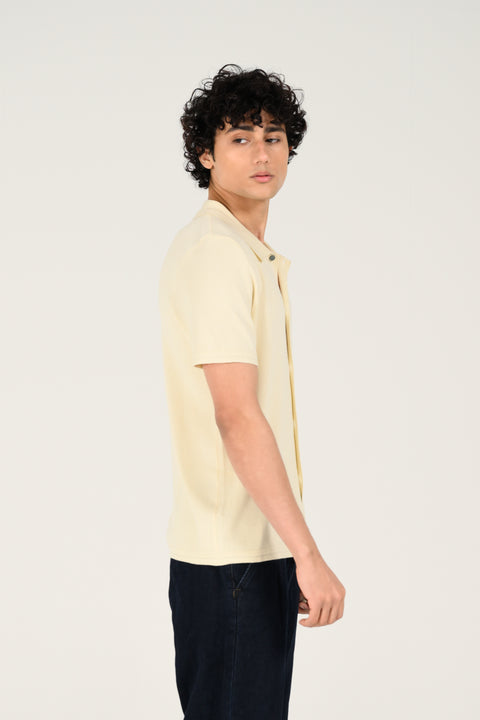BUTTON DOWN KNITTED POLO