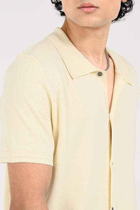 BUTTON DOWN KNITTED POLO