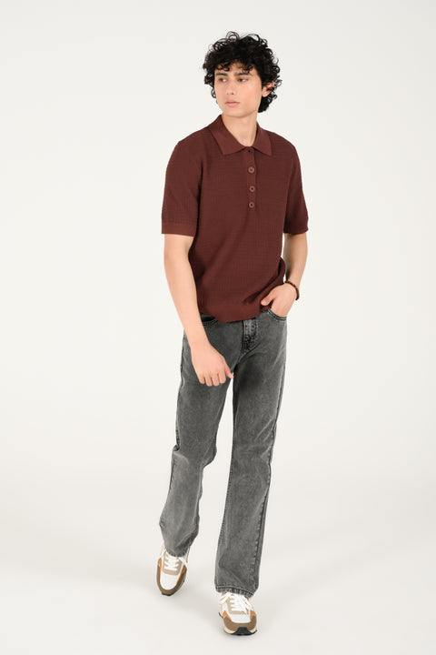 UNI DIRECTIONAL KNITTED POLO