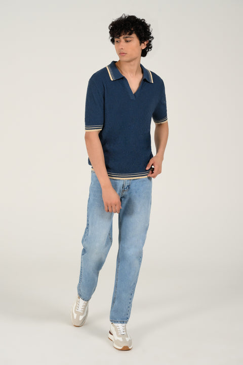 JOHNNY COLLAR KNITTED POLO