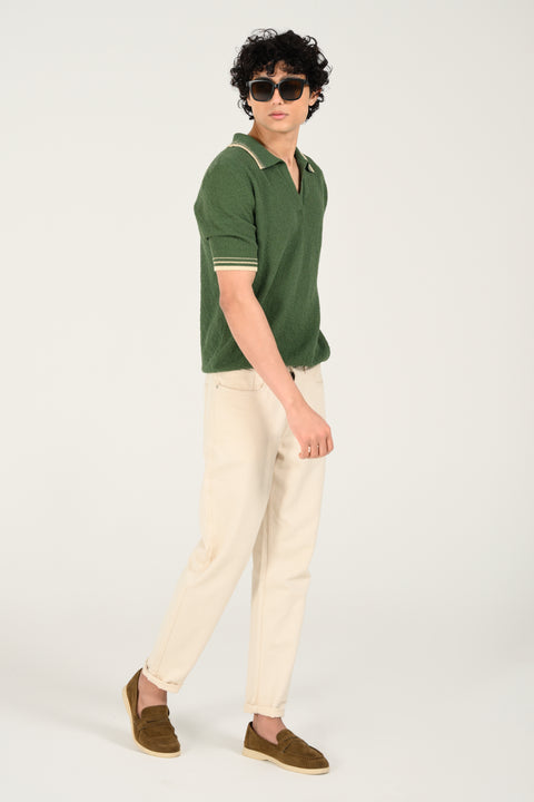 JOHNNY COLLAR KNITTED POLO