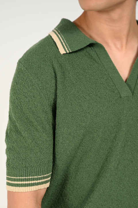 JOHNNY COLLAR KNITTED POLO
