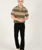 KNITTED STRIPED POLO
