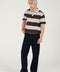 KNITTED STRIPED POLO