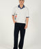 BOXY FIT CONTRAST RESORT COLLAR GRAPHIC POLO