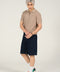 ZIP PLACKET KNITTED POLO