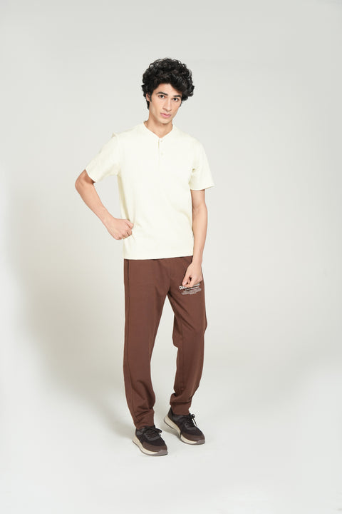TEXTURED STRIPED HENLEY