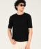 TEXTURED KNITTED TEE