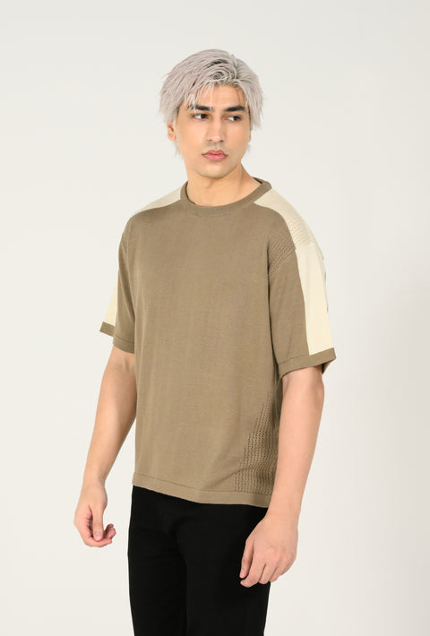 BOXY FIT KNITTED TEE