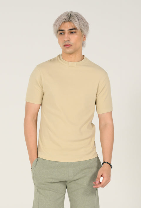 TEXTURED MODAL TEE