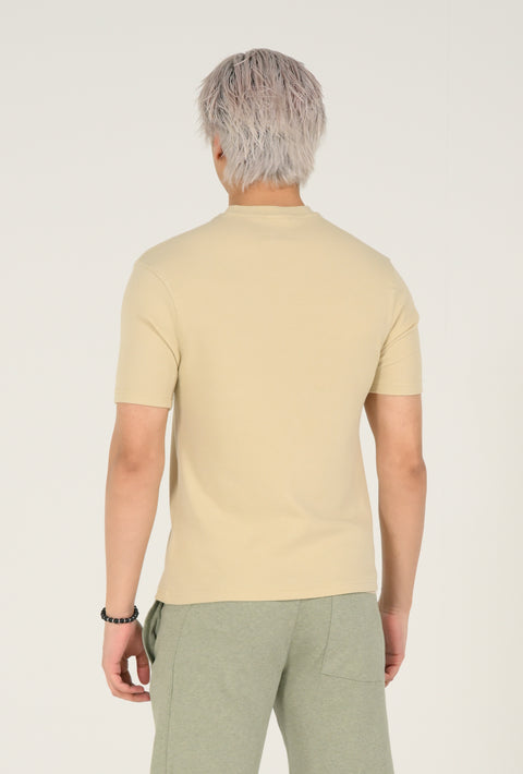 TEXTURED MODAL TEE