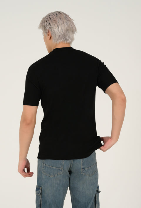 TEXTURED MODAL TEE