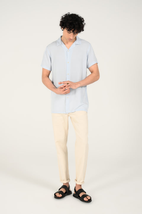 RESORT COLLAR DOBBY SHIRT