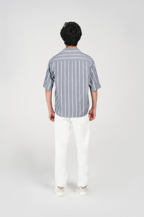 BAGGY FIT STRIPED SHIRT