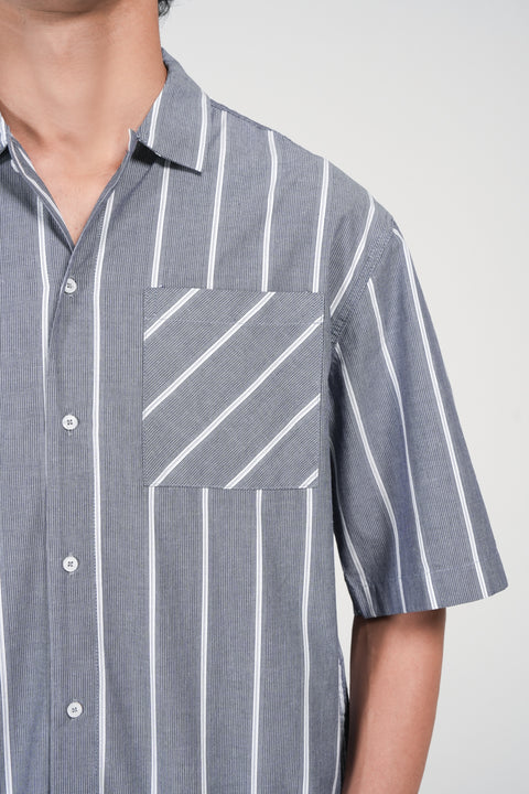 BAGGY FIT STRIPED SHIRT