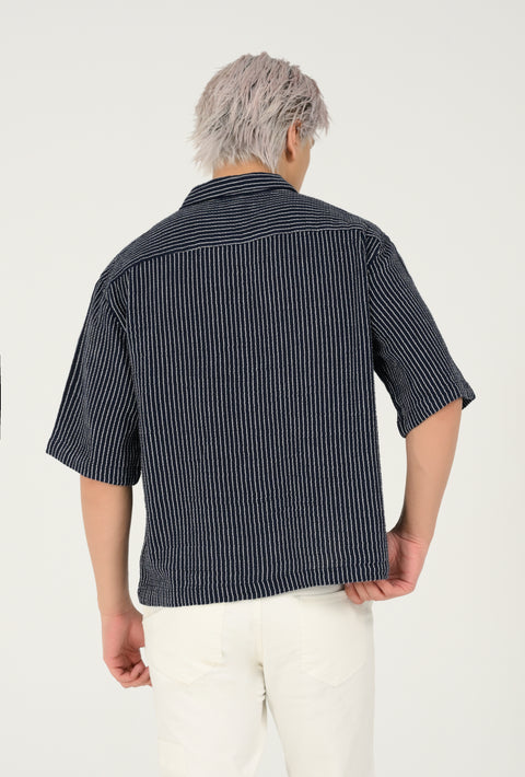 BOXY FIT DOBBY SHIRT