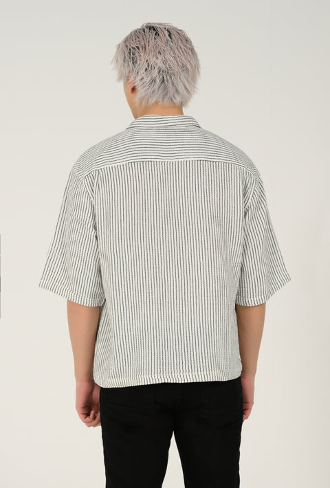 BOXY FIT DOBBY SHIRT