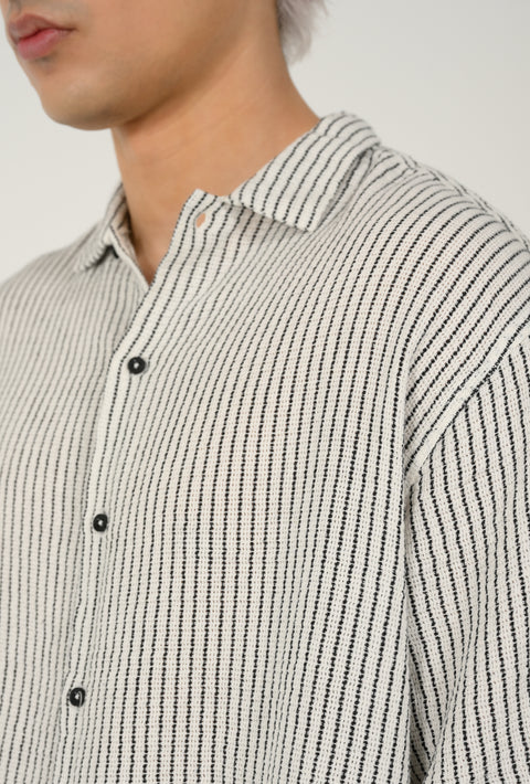 BOXY FIT DOBBY SHIRT