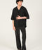 BAGGY FIT KIMONO SLEEVE RESORT COLLAR SHIRT