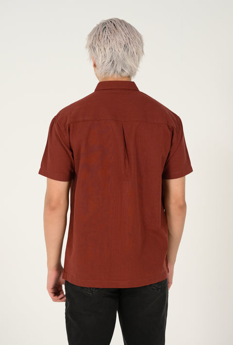 RELAXED FIT LINEN SHIRT