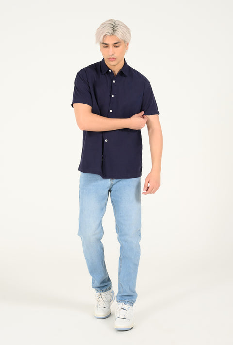 RELAXED FIT LINEN SHIRT