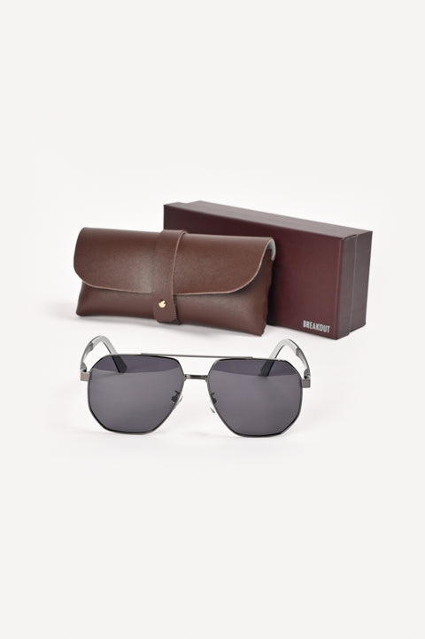 METAL SQUARE SUNGLASSES