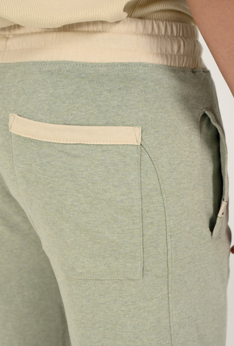 CONTRAST BELT KNIT SHORT