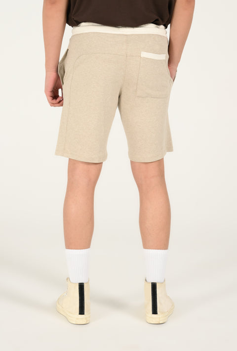 CONTRAST BELT KNIT SHORT