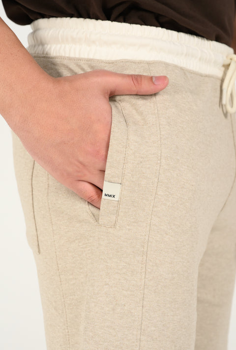 CONTRAST BELT KNIT SHORT