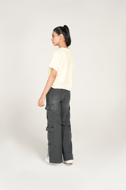 PRINTED BOXY FIT TEE