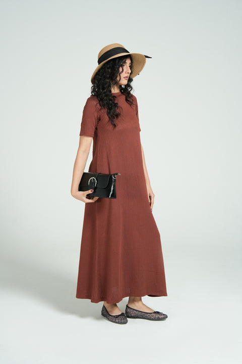 TEXTURED KNIT DRESS