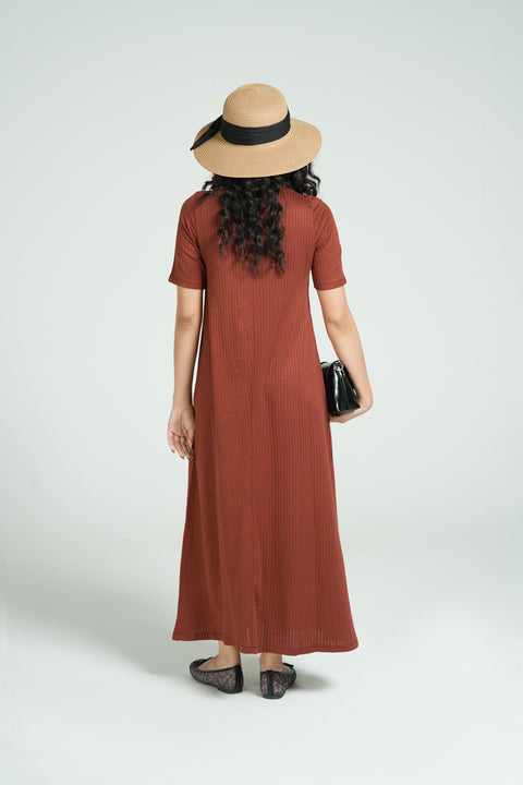 TEXTURED KNIT DRESS