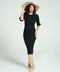 KNIT LACE DETAIL DRESS