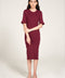 KNIT LACE DETAIL DRESS