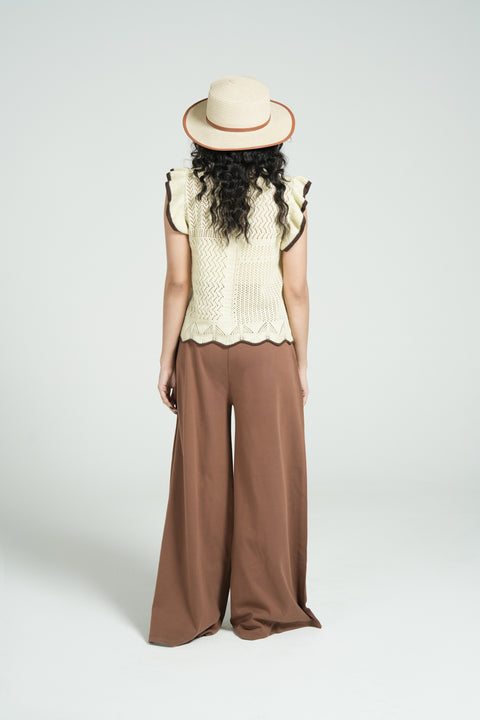 CROCHET KNIT TOP