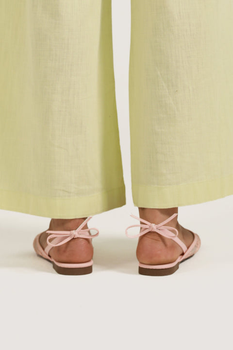 MESH EMBROIDERED MULES