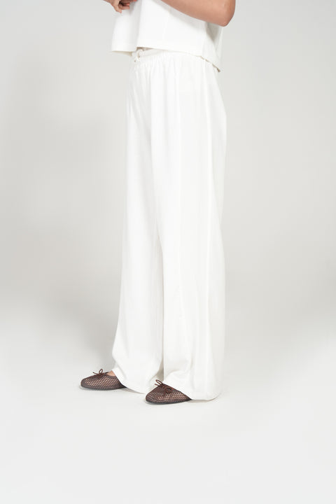 WIDE LEG PANELLED TROUSERS