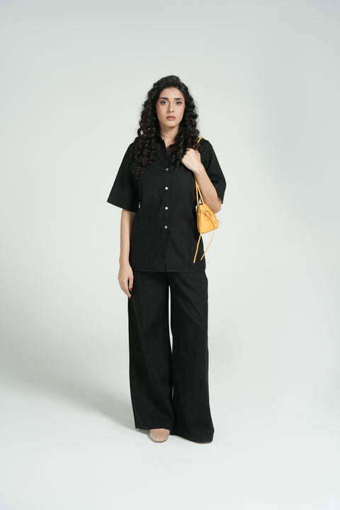 OVERSIZED BUTTON DOWN TOP