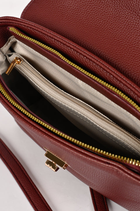 TEXTURED HAND BAG