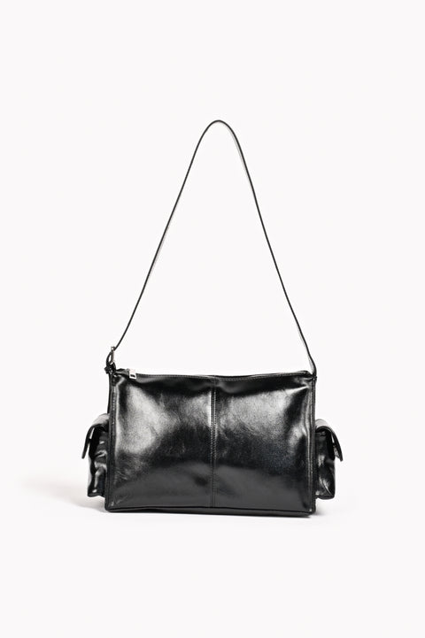 PATENT SHOULDER BAG